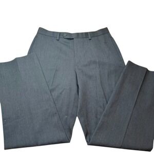 Brooks Brothers Madison Pants Mens Black Slacks Dress Wool Casual Preppy 32x30